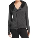 UGG  Quilted Full Zip Hoodie Sweatshirt Jacket Thumbholes Cozy Gray size Small Photo 1