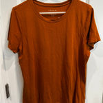 Tahari Women's  Rust Short Sleeve T-Shirt XL Photo 0
