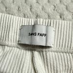 Sans Faff Rachel Enviro Ribbed Flared Leggings Women's White Tall Knit Pull On Size undefined Photo 3