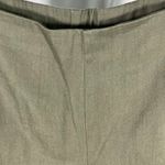 J.Jill Linen Stretch Pull-On Pants L Green Tapered Relaxed Fit Elastic Waist Photo 2