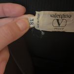 Valentino Garavani Vintage 80s Valentino strong shoulder black dress Photo 7