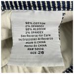 SEE THRU SOUL Cuffed Denim Shorts size 26 Blue Photo 7