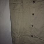 Karen Scott  18 Khaki Sleeveless Safari Shirt Dress Plus Photo 1