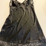 Victoria's Secret Satin Lace Chemise Nightie Slip Gown Black XSmall Sexy Photo 0