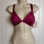 Gibson Latimer  NWT purple tie back bikini top size large J23 Photo 0