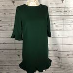 CeCe  kate ruffle flounce dress in green size 4 Photo 3