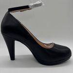 Allegra K NEW Mary Jane Pumps Women 8.5 Round Toe Stiletto Heels Career Dress Photo 2