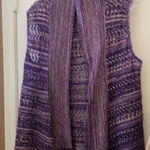 Christopher & Banks FINAL MARKDOWN  open knit vest medium Photo 0