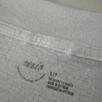 Aerie White Oversized V-Neck Short Sleeve Top Photo 4