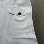 Topshop  Womens White Square Neck Sleeveless Back Zip Front Button Jumpsuit 4‎ Photo 3