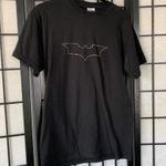 Jerzees Batman Signal Short Sleeve T-Shirt Black Small Photo 1