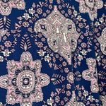 Loft $Offers  M tie up button down Floral Blue and Pink Dress Photo 7