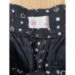 SO New Women’s  Boho style Shorts Black White size Medium Photo 2