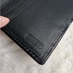 Coach  Black Patent Leather Card Holder Small Wallet Photo 3