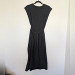 Modern Citizen  Black Sleeveless Tie Waist Dress Sz L Photo 4