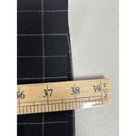 Loft  NWT Black Windowpane Plaid Flutter Sleeve Shift Mini Dress 16 Plus $89 Photo 8