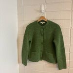 Uniqlo  knitted short jacket in green Photo 1