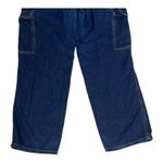 Simple Society  Blue Denim Carpenter Jeans 3/26 Wide Leg Mid-Rise Women Juniors Photo 6