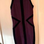 Jax Purple and Black Bandage Cocktail Dress Size M Photo 1