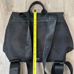 Botkier  New York‎ Mini Trigger Backpack Nylon Faux Leather Black Logo Straps Photo 6