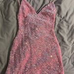 Lucy in the Sky Pink Sequin Bow  Dress Photo 0