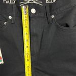 NWT Daily Blue Women's Burn Straight Leg Jeans Size 26 Infinity Black Stretch Photo 10