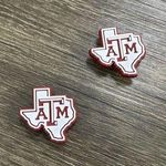 Crocs Texas A&M College Team Charm For  Shoe Charms - 2 Pieces Photo 0