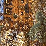 MIX NOUVEAU WOMENS SKIRT NEW YORK FULL FLAIR TWIRL SKIRT TAG IS SM RUNS BIG Gold Photo 6