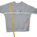 Rae Dunn Oversized USA Graphic Sweatshirt in Grey Size XS fits M to L Photo 9