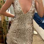 Forever 21 Gold Sequin Mini Dress Photo 0