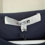 joe's jeans NWT Joe’s navy blue eyelet flutter sleeve top size large Photo 3