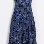All that jazz  Dress Floral Maxi Sleeveless Cottagecore Blue Navy Size‎ Medium Photo 0