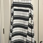💙💖 WHISTLES Black & White Hayley Stripe Midi Dress Size 12 Photo 1