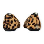 Taryn Rose | 9B | Faye Leopard Print Calf Hair Pointed Toe Slip On Loafer Flats Photo 7
