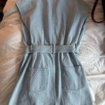 Cloud Ten  Denim Romper Belted Photo 1