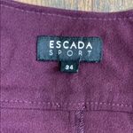 Escada Sport Burgundy Drawstring Waist Dress Size 2 Photo 2