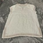 St. Tropez  Linen Top in Cream Photo 1