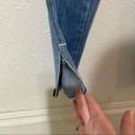 Vintage Sunset Blues By Chic High Rise Straight Leg Flat Front Jeans Split Ankle Blue Size 10 Photo 5