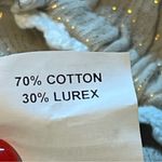 Ramy Brook  Tilda strapless tube top cover gold lurex and crochet hem, XS, NWT Photo 12