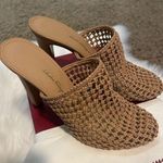 Salvatore Ferragamo Ellas X5 Beige Slip On Caged High Heel Sandals, 9 Photo 0