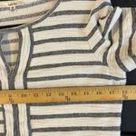 Sophie Max Womens Blouse Size Medium Striped Cotton Blend Capsule Wardrobe Photo 5
