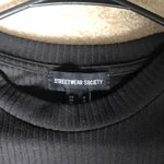 Charlotte Russe Streetwear Society Black Bodycon Dress Photo 3