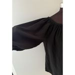 Tommy Bahama  Top Size XL Black Island Gauze Off Shoulder Lagenlook Beach Oversz Photo 4