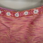 Ricky Freeman for Teri Jon tweed beaded pencil skirt size 6 Pink Photo 1