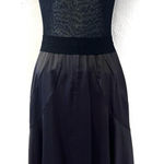 Dolce & Gabbana Black Silk Sparkly Sheer Satin Skirt Mini Dress Photo 0