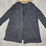 Barefoot Dreams  CozyChic Lite Resort Knit Longsleeve Cardigan Hooded Gray Size L Photo 4