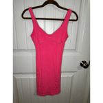 Aerie  Ribbed Corset Bodycon Mini Dress in Hot Pink Photo 1