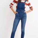 Madewell  Skinny Overalls in Santiago Wash Size Small Denim Photo 0