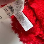 Aerie NWT  Real Good Floral Lace Padded Balconette Bra Red Size Small S NEW Photo 5