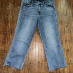 Judy Blue  distressed wide leg 15/32 boutique Dad jeans Photo 0